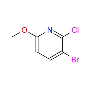 2-氯-3-溴-6-甲氧基吡啶,3-Bromo-2-chloro-6-methoxypyridine