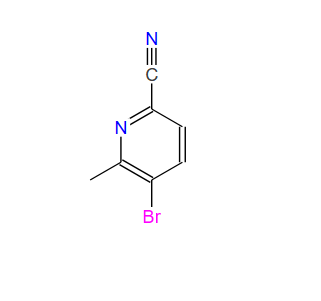 5-溴-6-甲基吡啶-2-甲腈,5-Bromo-6-methyl-2-pyridinecarbonitrile