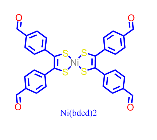 bis[1,2-di(4-formylphenyl)ethylene-1,2-ditholate]nickel,Ni(bded)2