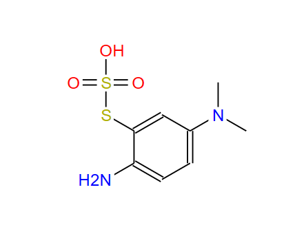 2-氨基-5-二甲氨基苯硫代磺酸,2-amino-5-dimethylaminophenylthiosulphonic acid