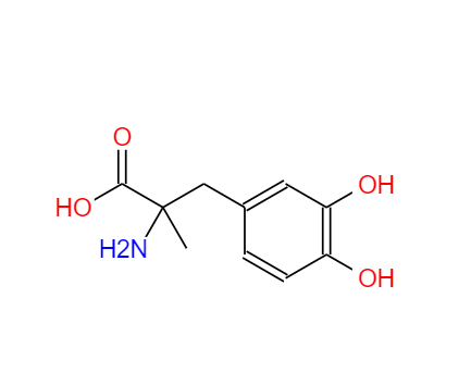 DL-甲基多巴,2-METHYL-3-(3,4-DIHYDROXYPHENYL)-DL-ALANINE