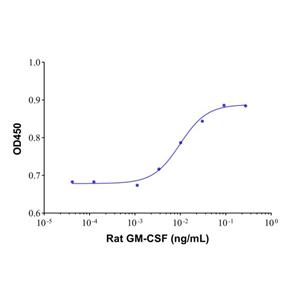 aladdin 阿拉丁 rp155067 Recombinant Rat GM-CSF Protein Animal Free, ＞98% (SDS-PAGE, HPLC), Active, E. coli, No tag, 18-144 aa