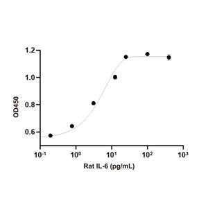 aladdin 阿拉丁 rp155124 Recombinant Rat IL-6 Protein Animal free, >96% (SDS-PAGE, HPLC), Active, E. coli, No tag, 25-211 aa