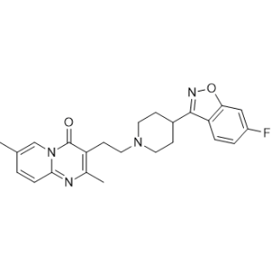 3-(2-(4-(6-氟苯并[d]异恶唑-3-基)哌啶-1-基)乙基)-2,7-二甲基-4H-吡啶并[1,2-a]嘧啶-4-酮,3-(2-(4-(6-Fluorobenzo[d]isoxazol-3-yl)piperidin-1-yl)ethyl)-2,7-dimethyl-4H-pyrido[1,2-a]pyrimidin-4-one