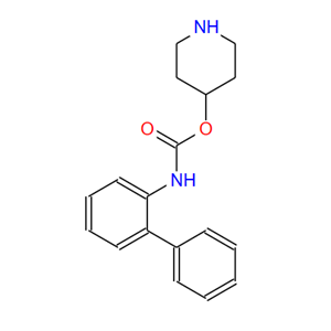 171722-92-2；4-哌啶基 (2-联苯基)氨基甲酸酯