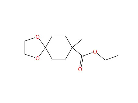 8-甲基-1,4-二氧螺[4,5]葵烷-8-甲酸乙酯,ethyl 8-Methyl-1,4-dioxaspiro[4.5]decane-8-carboxylate