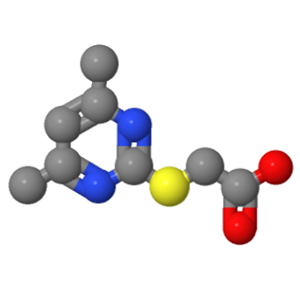 2-(羧基甲基硫代)-4,6-二甲基嘧啶 一水合物；55749-30-9