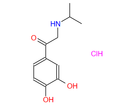 3',4'-二羥基-ALPHA-(異丙基氨基)苯乙酮鹽酸鹽,1-(3,4-dihydroxyphenyl)-2-[(1-methylethyl)amino] hydrochloride