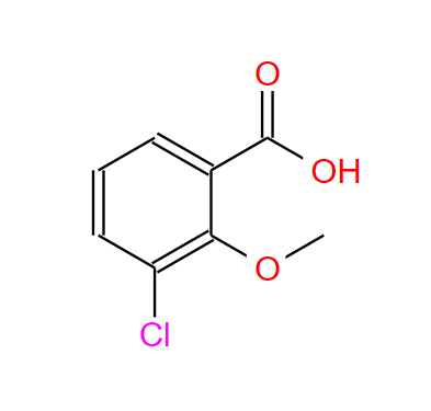 3-氯-2-甲氧基苯甲酸,3-Chloro-2-methoxybenzoicacid