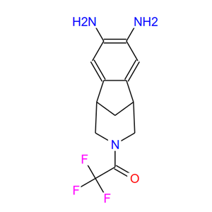 230615-69-7；2,3,4,5-四氢-3-(三氟乙酰基)-1,5-甲桥-1H-3-苯并氮杂卓-7,8-二胺