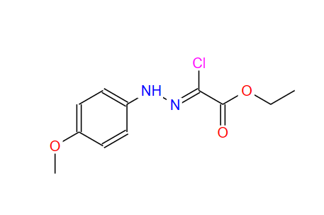 (2Z)-氯[(4-甲氧基苯基)亚肼基]乙酸乙酯,ethyl 2-chloro-2-[(4-methoxyphenyl)hydrazinylidene]acetate