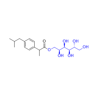 布洛芬杂质25,(2S,3R,4R,5R)-2,3,4,5,6-pentahydroxyhexyl 2-(4-isobutylphenyl)propanoate