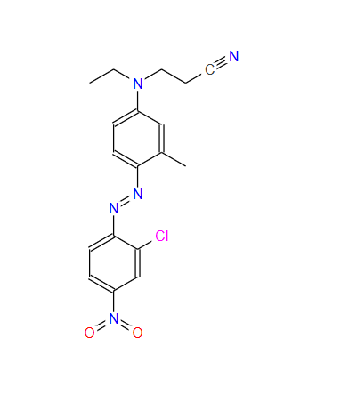 3-[[4-[(2-氯-4-硝基苯基)偶氮]-3-甲基苯基]乙氨基]丙腈,3-[[4-[(2-chloro-4-nitrophenyl)azo]-3-methylphenyl]ethylamino]propiononitrile