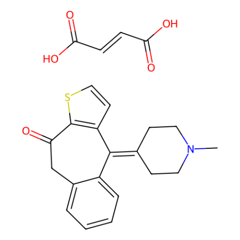 酮替芬延胡索酸,Ketotifen Fumarate