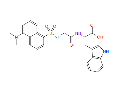 (N-(5-dimethylaminonaphthalene-1-sulphonyl)glycyl)tryptophan