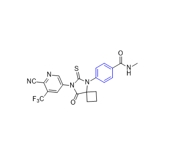 阿帕鲁胺杂质08,4-(7-(6-cyano-5-(trifluoromethyl)pyridin-3-yl)-8-oxo-6-thioxo-5,7- diazaspiro[3.4]octan-5-yl)-N-methylbenzamide