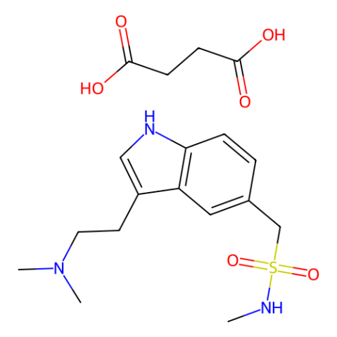 琥珀酸舒马坦,3-[2-(Dimethylamino)ethyl]-N-methyl-1H-indole-5-methanesulfonamide succinate