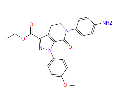 阿哌沙班中間體,ETHYL 6-(4-AMINOPHENYL)-1-(4-METHOXYPHENYL)-7-OXO-4,5,6,7-TETRAHYDRO-1H-PYRAZOLO[3,4-C]PYRIDINE-3-CARBOXYLATE