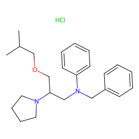 Bepridil hydrochloride,Ca2 +通道阻滞剂,Bepridil hydrochloride