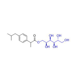 布洛芬杂质25,(2S,3R,4R,5R)-2,3,4,5,6-pentahydroxyhexyl 2-(4-isobutylphenyl)propanoate