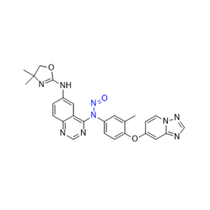 图卡替尼杂质01,N-(4-([1,2,4]triazolo[1,5-a]pyridin-7-yloxy)-3-methylphenyl)-N-(6-((4,4-dimethyl-4,5-dihydrooxazol-2-yl)amino)quinazolin-4-yl)nitrous amide