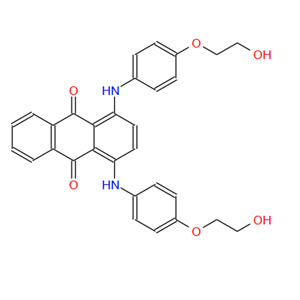 16472-24-5；1,4-bis[[4-(2-hydroxyethoxy)phenyl]amino]anthraquinone；