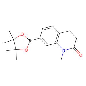 1-甲基-7-(4,4,5,5-四甲基-1,3,2-二氧硼杂环戊烷-2-基)-3,4-二氢喹啉-2(1H)-酮,1-Methyl-7-(4,4,5,5-tetramethyl-1,3,2-dioxaborolan-2-yl)-3,4-dihydroquinolin-2(1H)-one
