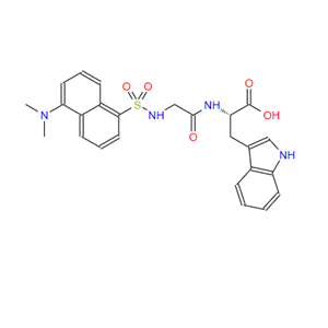 (N-(5-dimethylaminonaphthalene-1-sulphonyl)glycyl)tryptophan