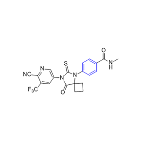 阿帕鲁胺杂质08,4-(7-(6-cyano-5-(trifluoromethyl)pyridin-3-yl)-8-oxo-6-thioxo-5,7- diazaspiro[3.4]octan-5-yl)-N-methylbenzamide