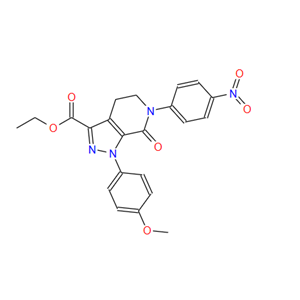 536759-91-8；4,5,6,7-四氢-1-(4-甲氧基苯基)-6-(4-硝基苯基)-7-氧代-1H-吡唑并[3,4-C]吡啶-3-羧酸乙酯