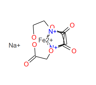 Sodium [N-[2-[bis(carboxymethyl)amino]ethyl]-N-(2-hydroxyethyl)glycinato(3-)]ferrate(1-)