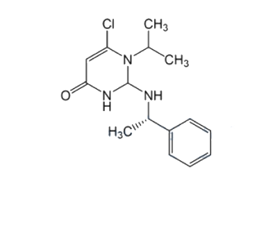 瑪伐凱泰雜質(zhì)9,6-Chloro-1-isopropyl-2-(((S)-1-phenylethyl)amino)-2,3-dihydropyrimidin-4(1H)-one