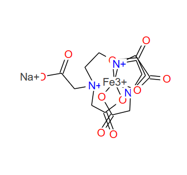 二乙三胺五乙酸铁钠,Disodium [N,N-bis[2-[bis(carboxymethyl)amino]ethyl]glycinato(5-)]ferrate(2-)