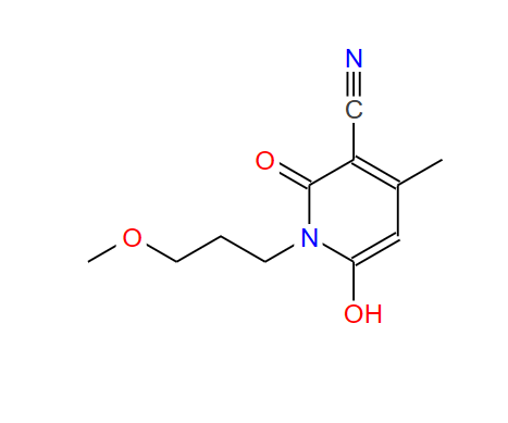 1-（3-甲氧基丙基）-3-氰基-4-甲基-6-羟基-2-吡啶酮,6-hydroxy-1-(3-methoxypropyl)-4-methyl-2-oxo-1,2-dihydropyridine-3-carbonitrile