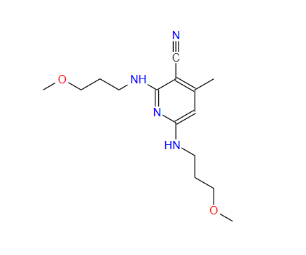 2,6-雙((3-甲氧基丙基)氨基)-4-甲基煙腈,2,6-bis[(3-methoxypropyl)amino]-4-methylnicotinonitrile