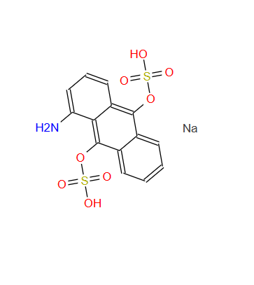 Disodium bis[1-aminoanthracene-9,10-diyl] bis(sulphate)