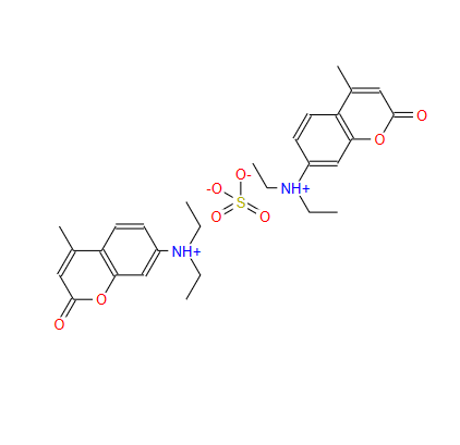diethyl(4-methyl-2-oxo-2H-benzopyran-7-yl)]ammonium sulphate (2:1)