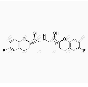 奈必洛尔杂质20,(S)-1-((R)-6-fluorochroman-2-yl)-2-(((R)-2-((S)-6-fluorochroman-2-yl)-2-hydroxyethyl)amino)ethanol