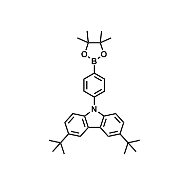 3,6-二叔丁基-9- [4-（4,4,5,5-四甲基-[1,3,2]二惡硼硼烷-2-基）-苯基] -9H-咔唑,3,6-Di-tert-butyl-9-[4-(4,4,5,5-tetramethyl-[1,3,2]dioxaborolan-2-yl)-phenyl]-9H-carbazole