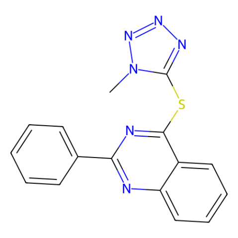 WAY-647766,4-((1-Methyl-1H-tetrazol-5-yl)thio)-2-phenylquinazoline