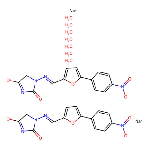 丹曲林钠 3.5水合物,Dantrolene sodium hemiheptahydrate