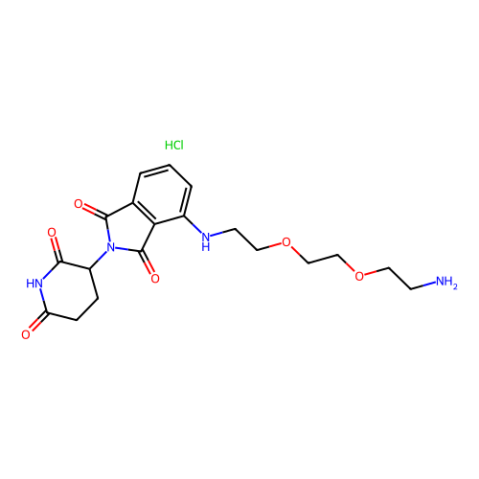 泊马度胺 4'-PEG2-胺 盐酸盐,Pomalidomide 4'-PEG2-amine hydrochloride