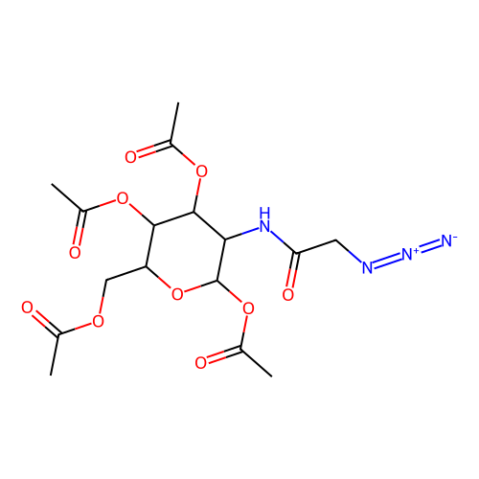 1,3,4,6-四-O-乙酰基-2-脱氧-2-[(2-叠氮乙酰基)氨基]-β-D-吡喃葡萄糖,1,3,4,6-Tetra-O-acetyl-2-deoxy-2-[(2-azidoacetyl)amino]-β-D-glucopyranose