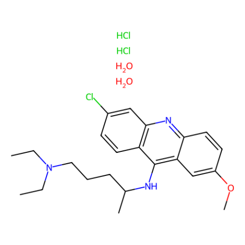 奎纳克林二盐酸盐二水合物,Mepacrine Dihydrochloride Dihydrate