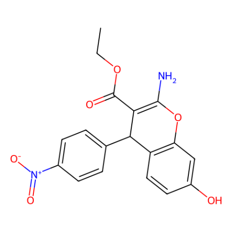 WAY-300916,ethyl 2-amino-7-hydroxy-4-(4-nitrophenyl)-4H-chromene-3-carboxylate