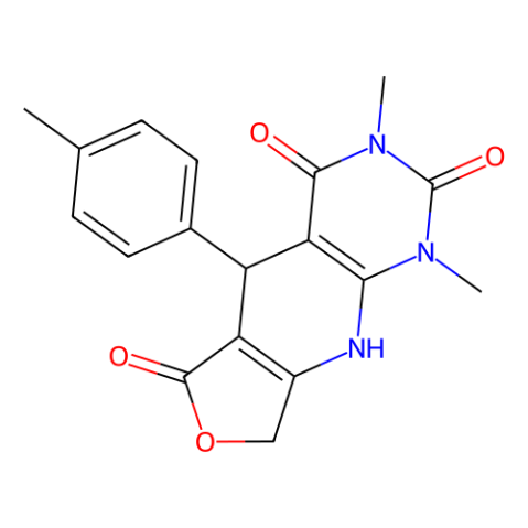 WAY-652291,1,3-dimethyl-5-(p-tolyl)-8,9-dihydrofuro[3',4':5,6]pyrido[2,3-d]pyrimidine-2,4,6(1H,3H,5H)-trione