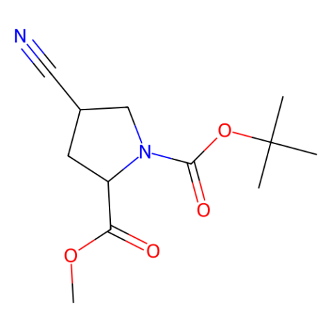 顺式-N-Boc-4-氰基-L-脯氨酸甲酯,cis-N-Boc-4-cyano-L-proline methyl ester