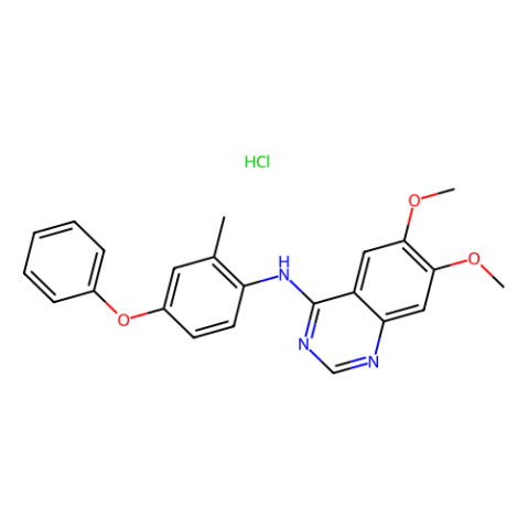 6,7-二甲氧基-N-（2-甲基-4-苯氧基苯基）喹唑啉-4-胺 盐酸盐,APS-2-79