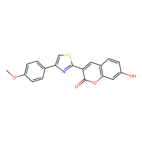 WYE-176249,7-hydroxy-3-[4-(4-methoxyphenyl)-1,3-thiazol-2-yl]-2H-chromen-2-one