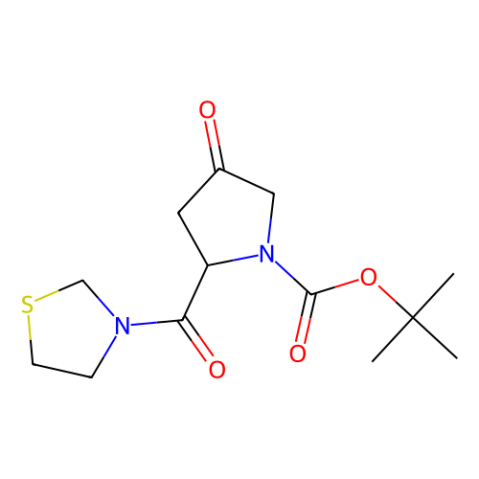 (2S)-4-氧代-2-(3-噻唑烷基羰基)-1-吡咯烷羧酸叔丁酯,(2S)-4-Oxo-2-(3-thiazolidinylcarbonyl)-1-pyrrolidinecarboxylic acid tert-butyl ester